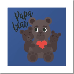 Papa Bear Posters and Art